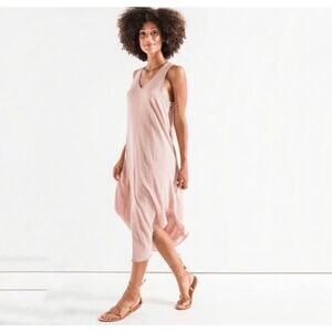 Z Supply Women's Pink Sleeveless‎ Reverie Midi Dress Size Small